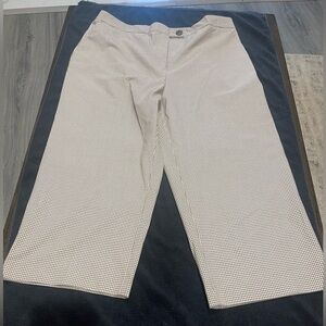 New Worthington Petite Medium Wide Leg Crop Ankle Pant Office Brunch Women’s 1X